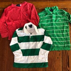 Polo Ralph Lauren long sleeve shirts, size 5, lot of 3